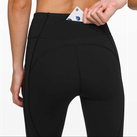 Lululemon Time To Sweat Crop 23" In Black - Picture 9 of 9